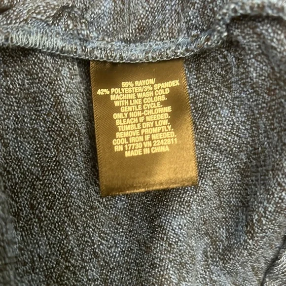 NWT🌷MOSSIMO🌷Blue short sleeve side ruched rayon polyester Spandex knit dress - Picture 3 of 4